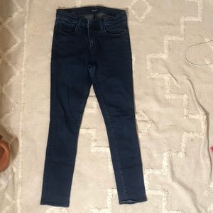 Jbrand midrise skinny jeans